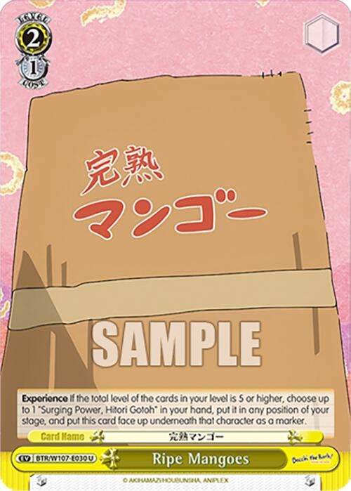 Image for Ripe Mangoes (BOCCHI THE ROCK!) (BTR/W107-E030 U) - Weiss Schwarz