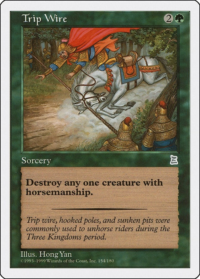 Image for Trip Wire (Portal Three Kingdoms) (154) - Magic: The Gathering