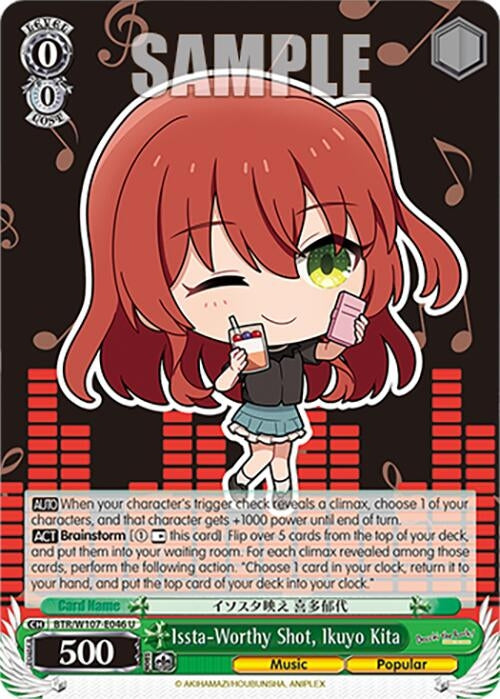 Image for Issta-Worthy Shot, Ikuyo Kita (BOCCHI THE ROCK!) (BTR/W107-E046 U) - Weiss Schwarz