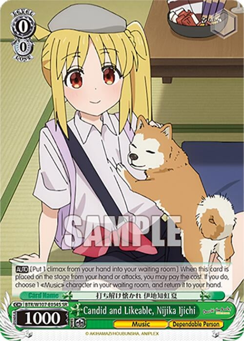 Image for Candid and Likeable, Nijika Ijichi (SR) (BOCCHI THE ROCK!) (BTR/W107-E054S SR) - Weiss Schwarz