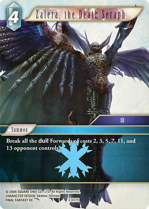 Image for Zalera, the Death Seraph (Deck Exclusive Cards) (3-037H) - Final Fantasy TCG
