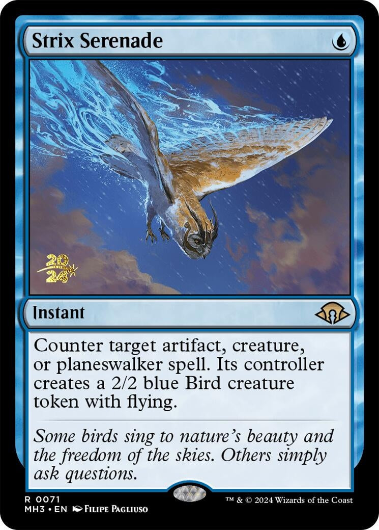 Image for Strix Serenade (Prerelease Cards) (71) - Magic: The Gathering