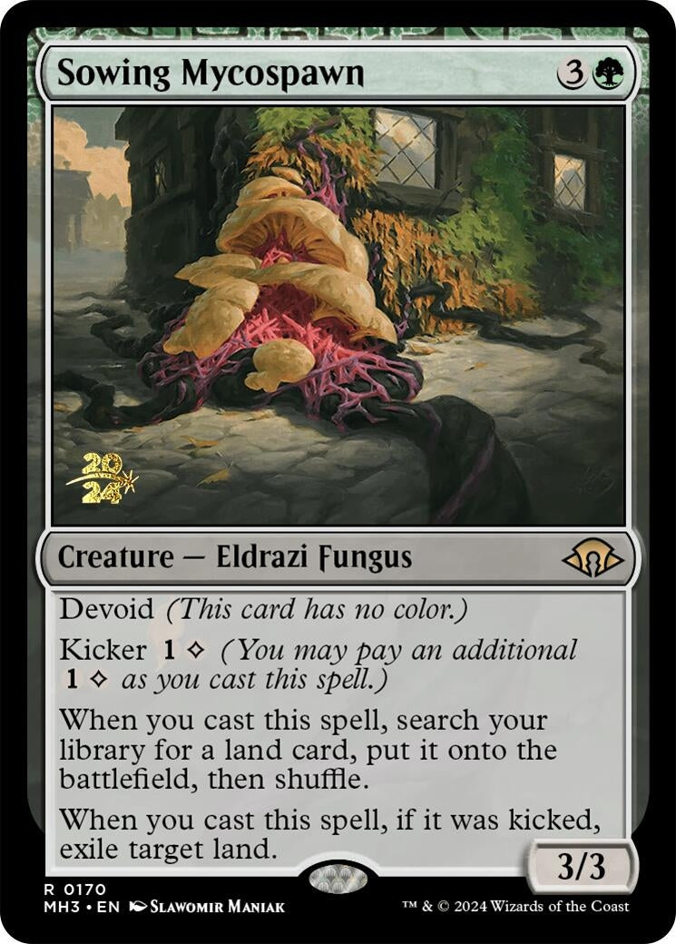 Image for Sowing Mycospawn (Prerelease Cards) (170) - Magic: The Gathering