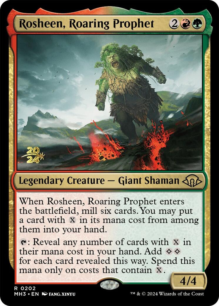 Image for Rosheen, Roaring Prophet (Prerelease Cards) (202) - Magic: The Gathering