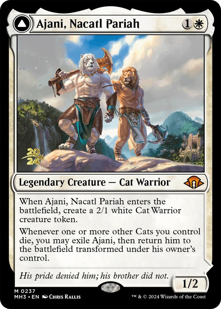 Image for Ajani, Nacatl Pariah (Prerelease Cards) (237) - Magic: The Gathering