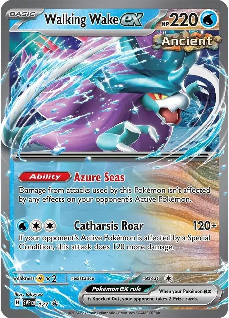 Image for Walking Wake ex - 127 (SV: Scarlet & Violet Promo Cards) (127) - Pokemon