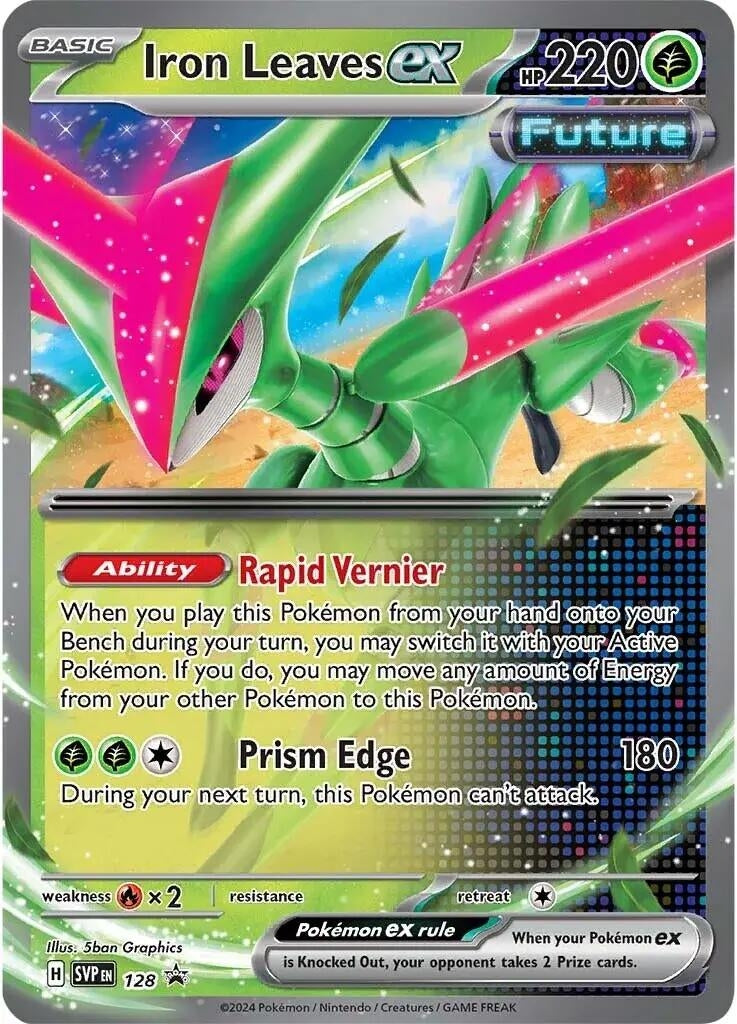 Image for Iron Leaves ex - 128 (SV: Scarlet & Violet Promo Cards) (128) - Pokemon