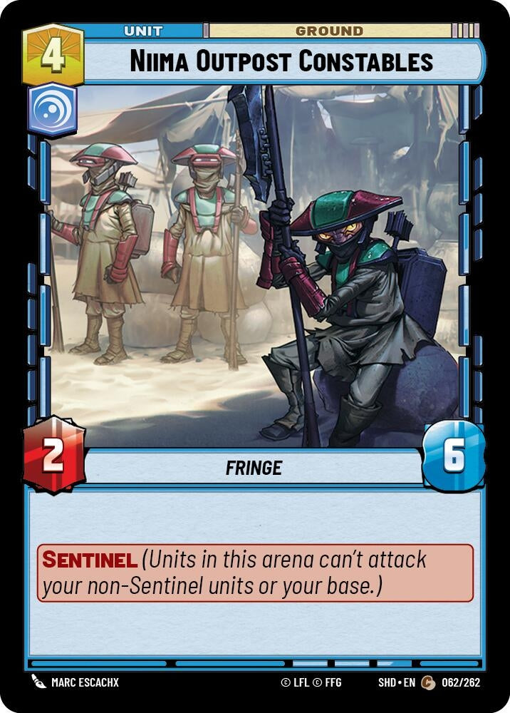 Image for Niima Outpost Constables (Shadows of the Galaxy) (062/262) - Star Wars: Unlimited