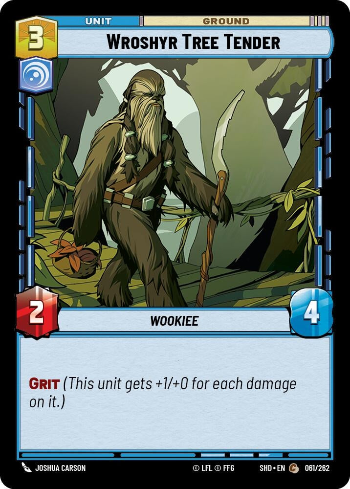 Image for Wroshyr Tree Tender (Shadows of the Galaxy) (061/262) - Star Wars: Unlimited
