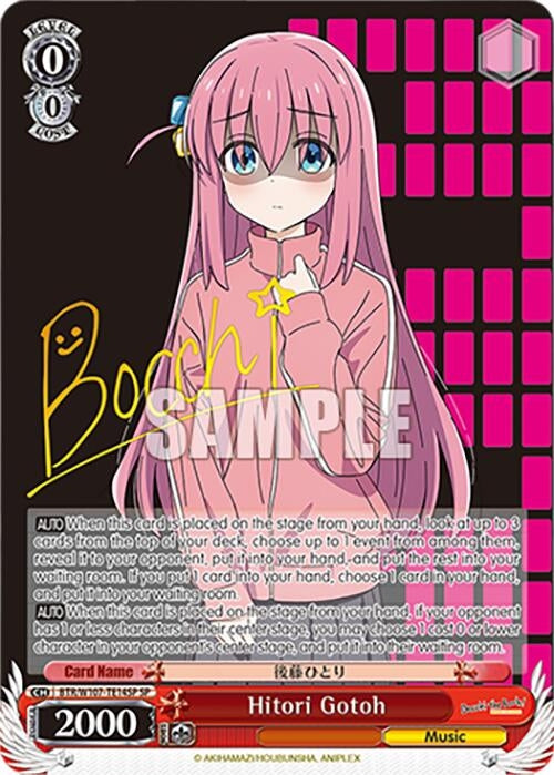 Image for Hitori Gotoh (SP) (BOCCHI THE ROCK!) (BTR/W107-TE14S SP) - Weiss Schwarz
