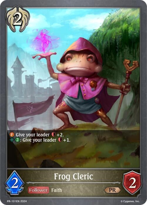 Image for Frog Cleric (Shadowverse: Evolve Promo Cards) (PR-101EN) - Shadowverse: Evolve