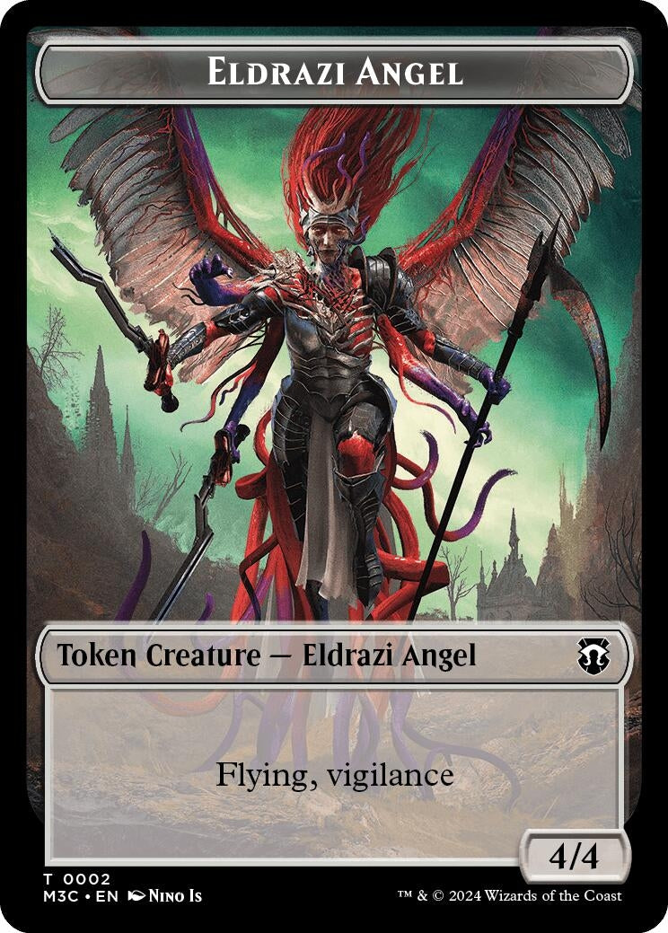 Image for Eldrazi Angel // Copy Double-Sided Token (Commander: Modern Horizons 3) (2 // 1) - Magic: The Gathering