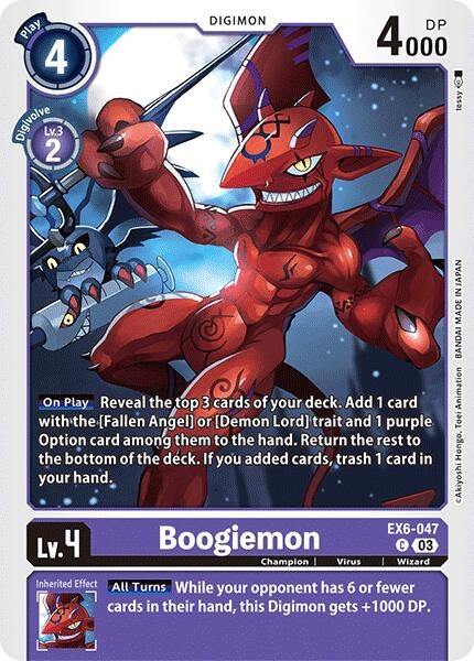 Image for Boogiemon (EX6-047 C) [Infernal Ascension]