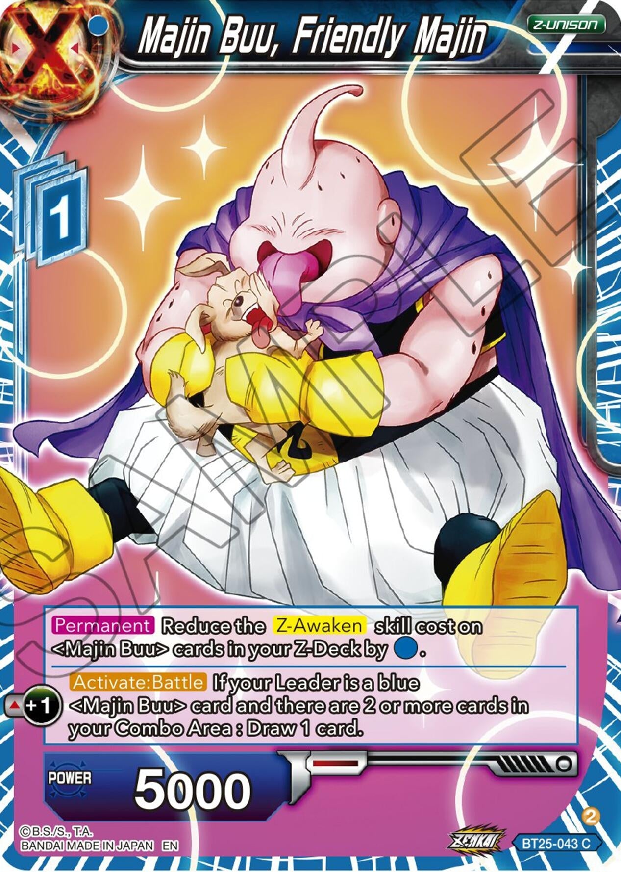 Image for Majin Buu, Friendly Majin (Legend of the Dragon Balls) (BT25-043) - Dragon Ball Super: Masters