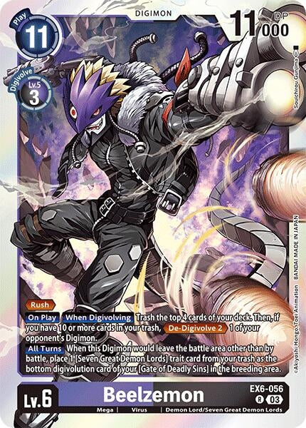 Image for Beelzemon (EX6-056 R) [Infernal Ascension]