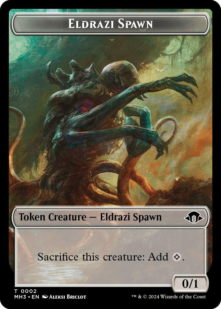 Image for Eldrazi Spawn // Kraken Double-Sided Token (Modern Horizons 3) (2 // 11) - Magic: The Gathering