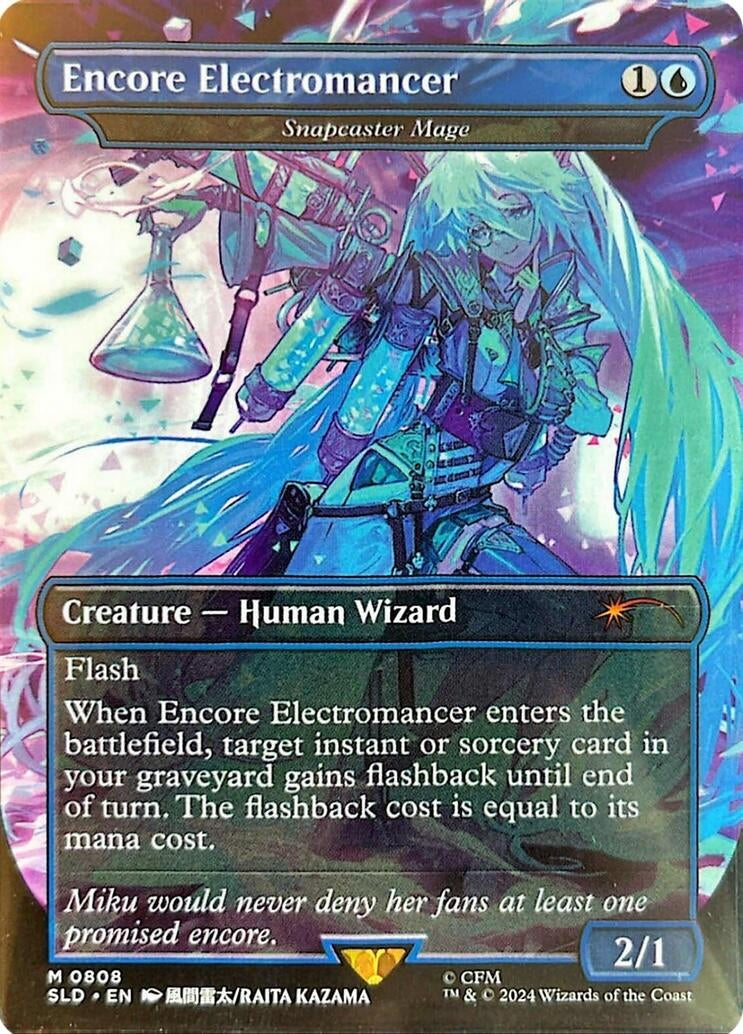 Image for Encore Electromancer - Snapcaster Mage (Secret Lair Drop Series) (808) - Magic: The Gathering