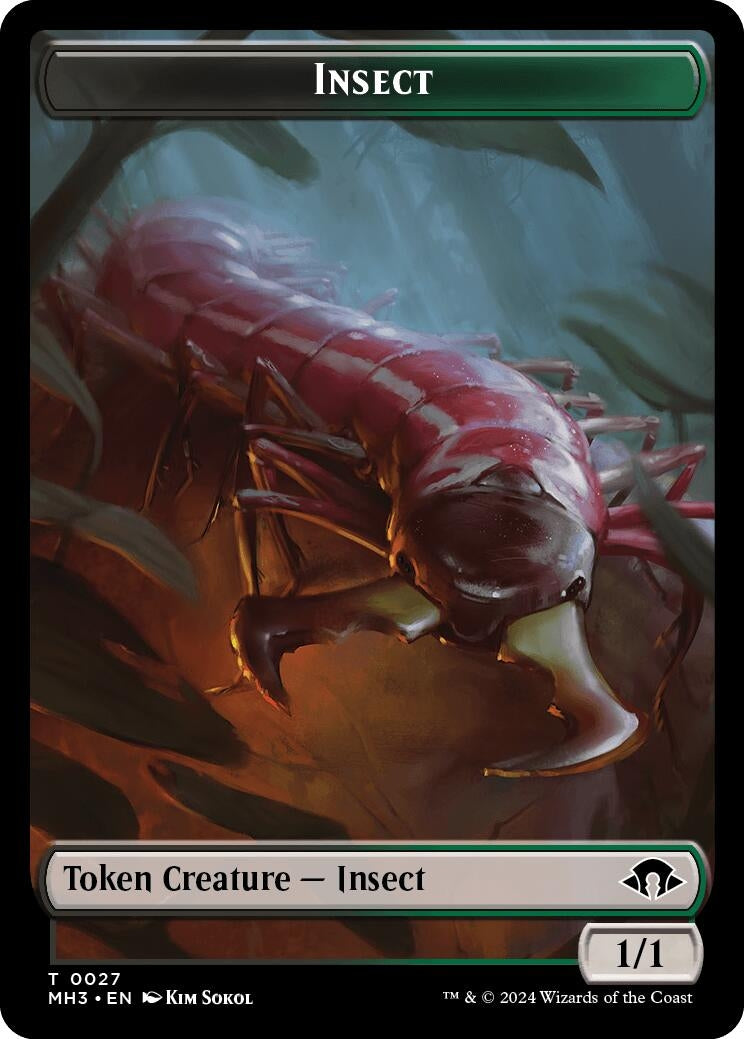 Image for Insect Token (0027) (Modern Horizons 3) (27) - Magic: The Gathering