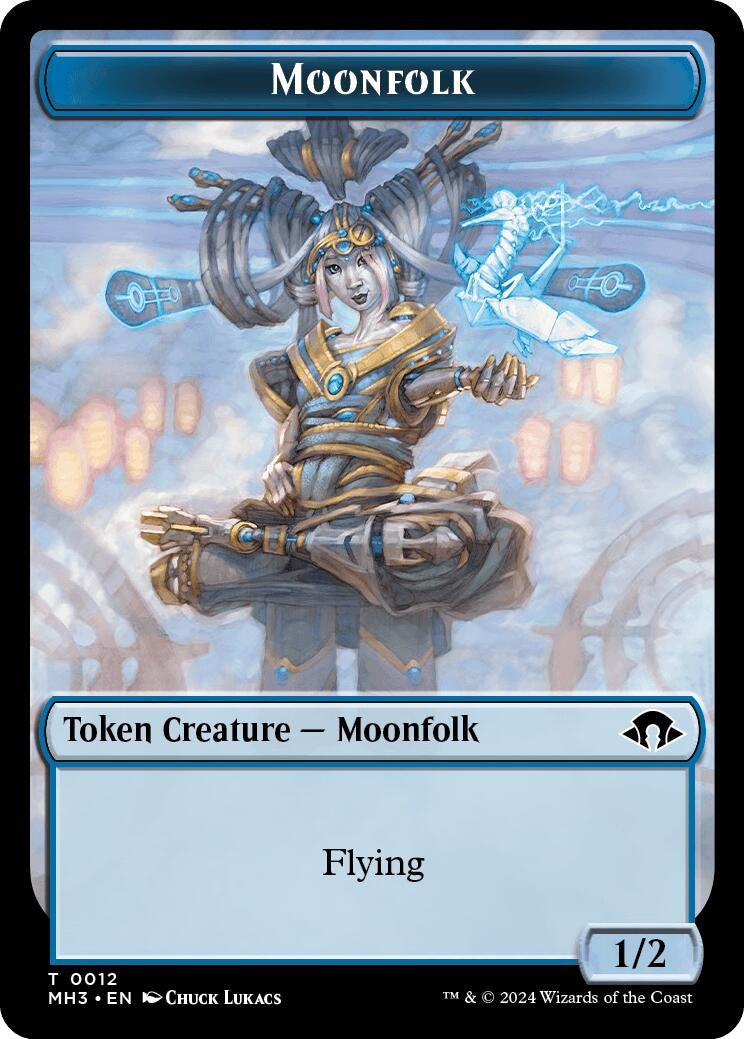 Image for Moonfolk // Energy Reserve Double-Sided Token (Modern Horizons 3) (12 // 36) - Magic: The Gathering