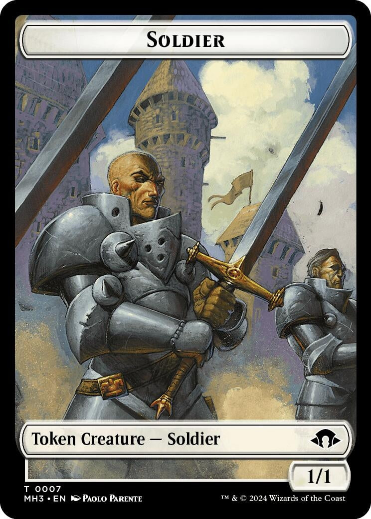 Image for Soldier Token (Modern Horizons 3) (7) - Magic: The Gathering