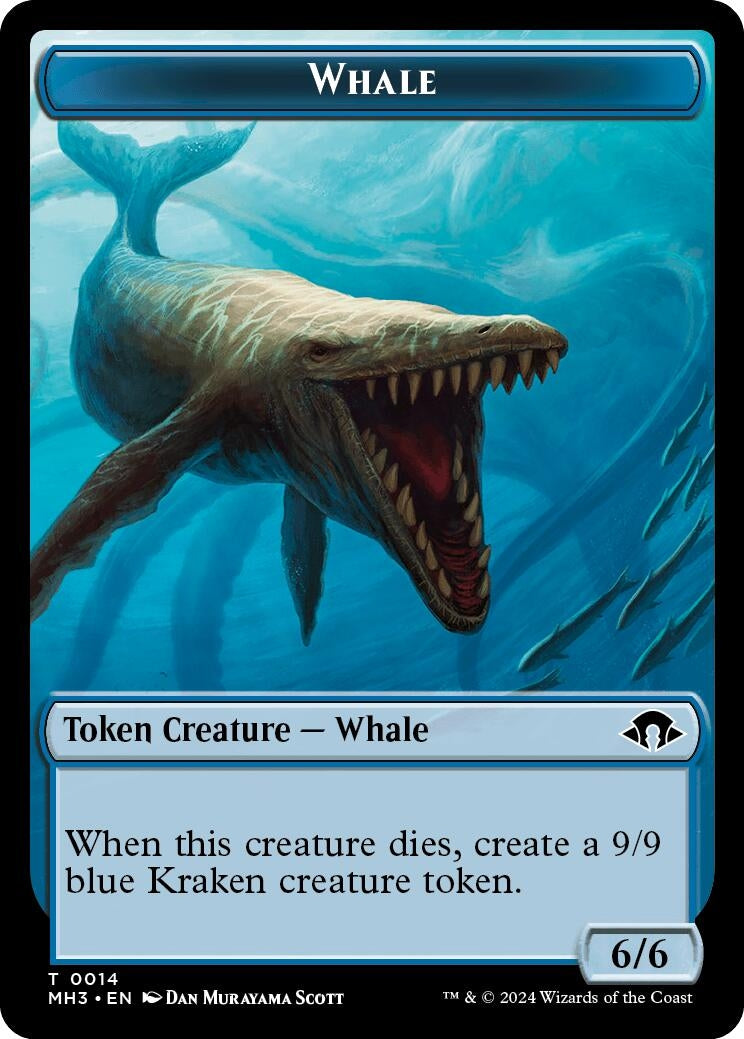 Image for Whale // Energy Reserve Double-Sided Token (Modern Horizons 3) (14 // 36) - Magic: The Gathering