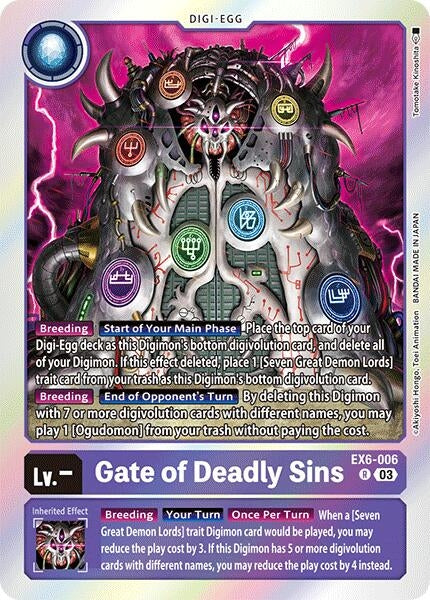 Image for Gate of Deadly Sins (EX6-006 R) [Infernal Ascension]