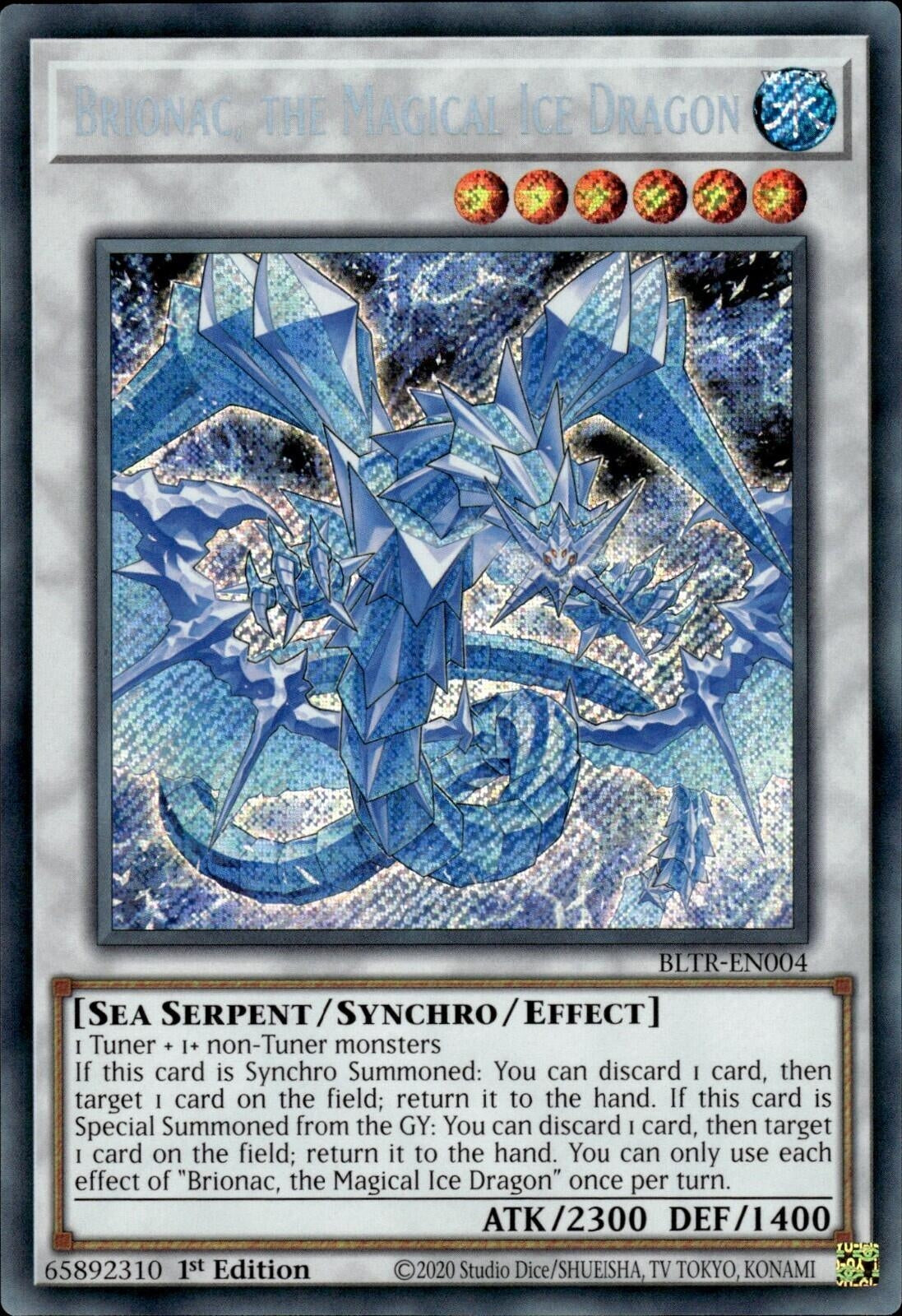 Image for Brionac, the Magical Ice Dragon (Battles of Legend: Terminal Revenge) (BLTR-EN004) - YuGiOh