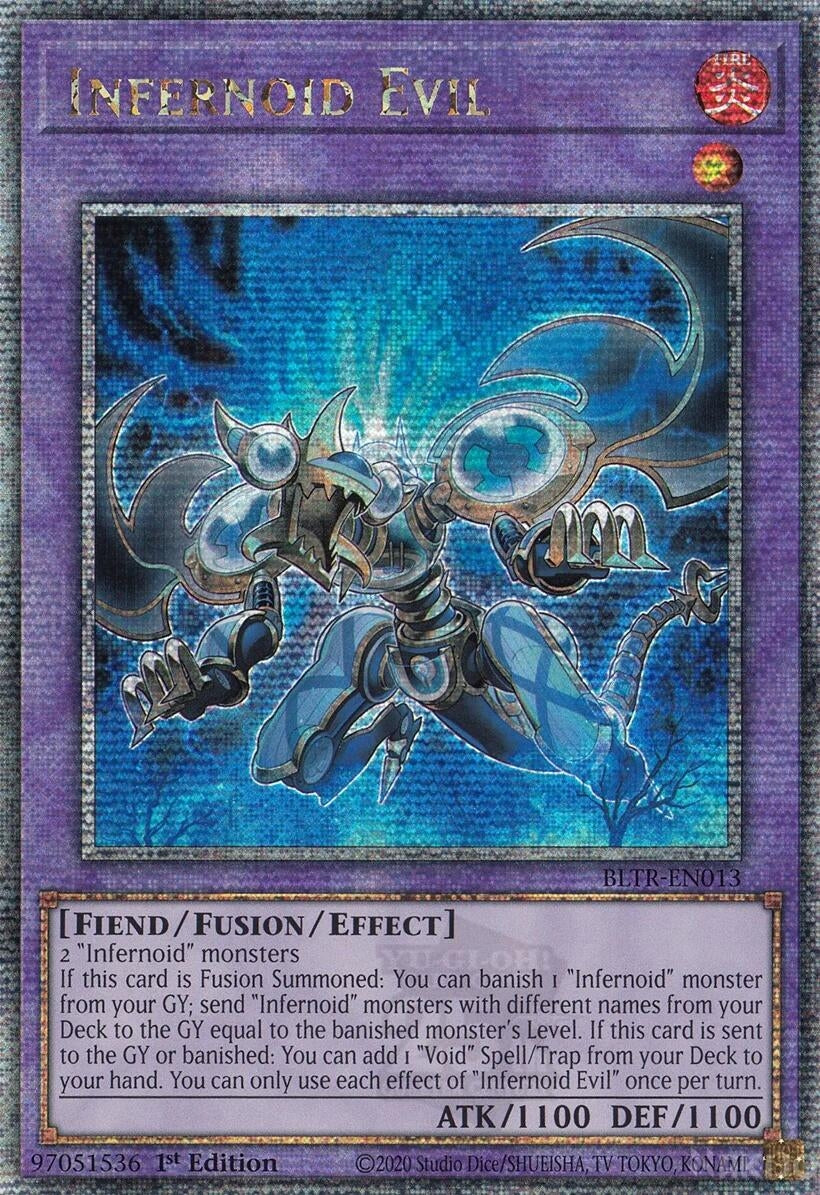 Image for Infernoid Evil (Quarter Century Secret Rare) (Battles of Legend: Terminal Revenge) (BLTR-EN013) - YuGiOh