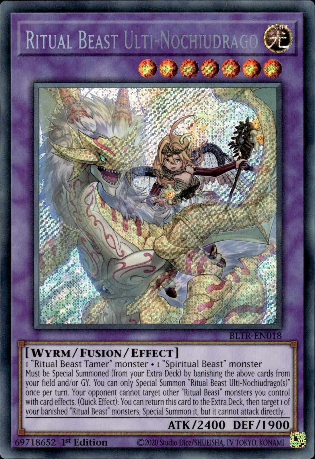 Image for Ritual Beast Ulti-Nochiudrago (Battles of Legend: Terminal Revenge) (BLTR-EN018) - YuGiOh
