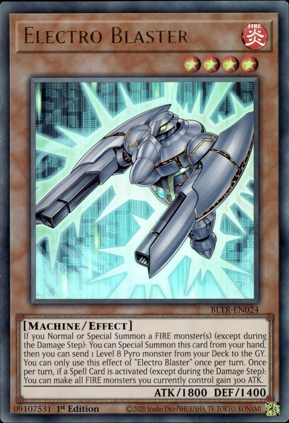 Image for Electro Blaster (Battles of Legend: Terminal Revenge) (BLTR-EN024) - YuGiOh