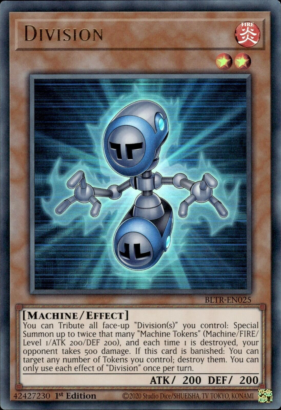 Image for Division (Battles of Legend: Terminal Revenge) (BLTR-EN025) - YuGiOh