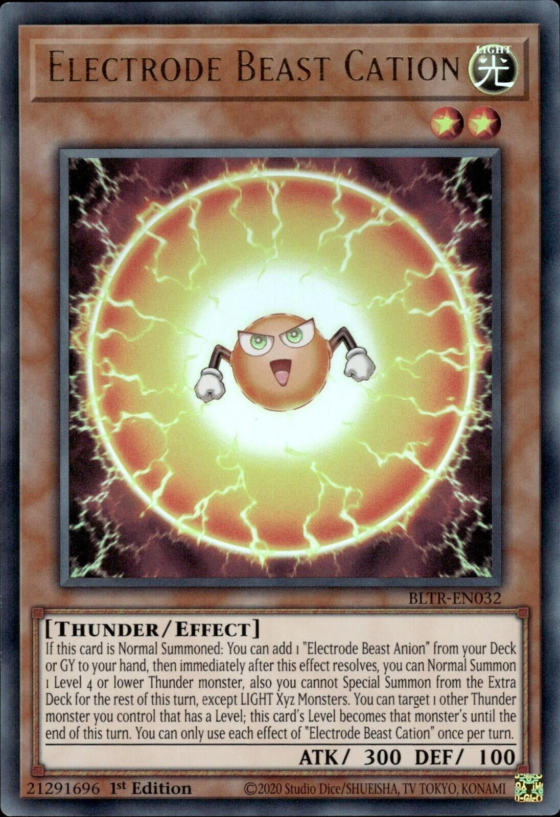 Image for Electrode Beast Cation (Battles of Legend: Terminal Revenge) (BLTR-EN032) - YuGiOh