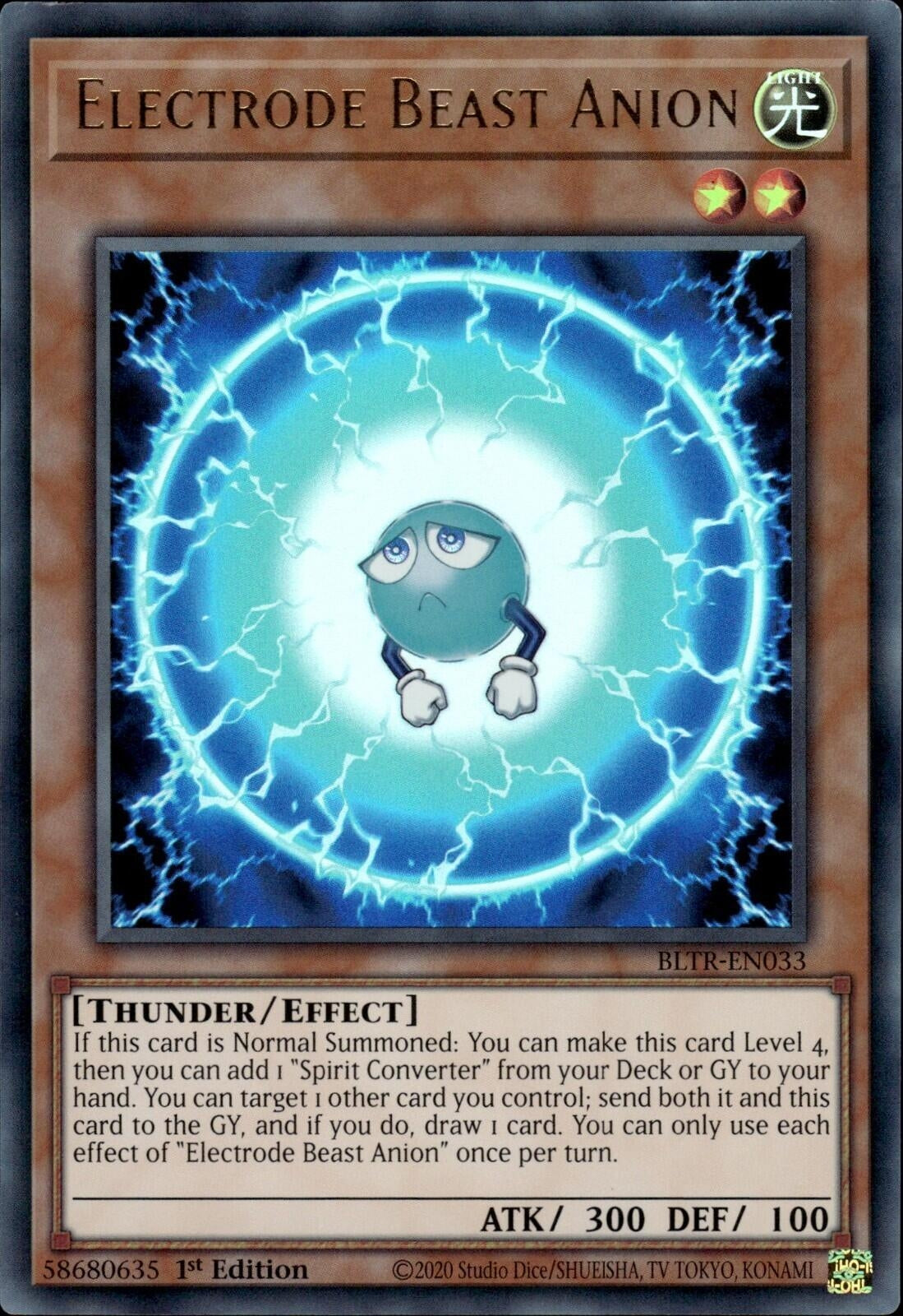 Image for Electrode Beast Anion (Battles of Legend: Terminal Revenge) (BLTR-EN033) - YuGiOh