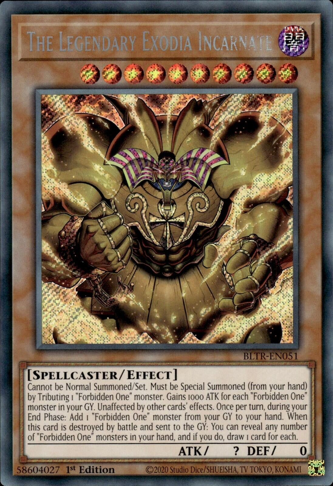 Image for The Legendary Exodia Incarnate (Battles of Legend: Terminal Revenge) (BLTR-EN051) - YuGiOh