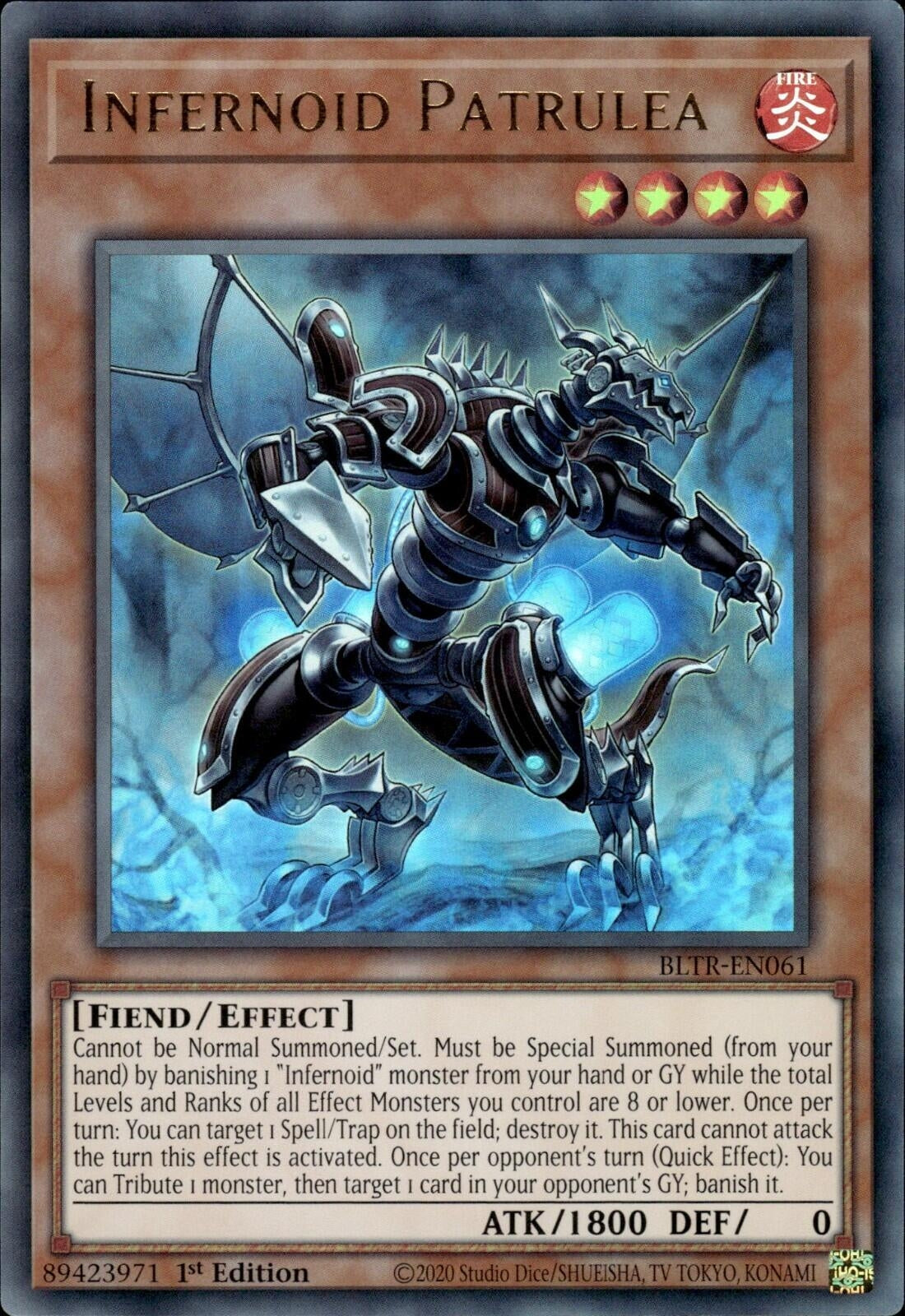 Image for Infernoid Patrulea (Battles of Legend: Terminal Revenge) (BLTR-EN061) - YuGiOh