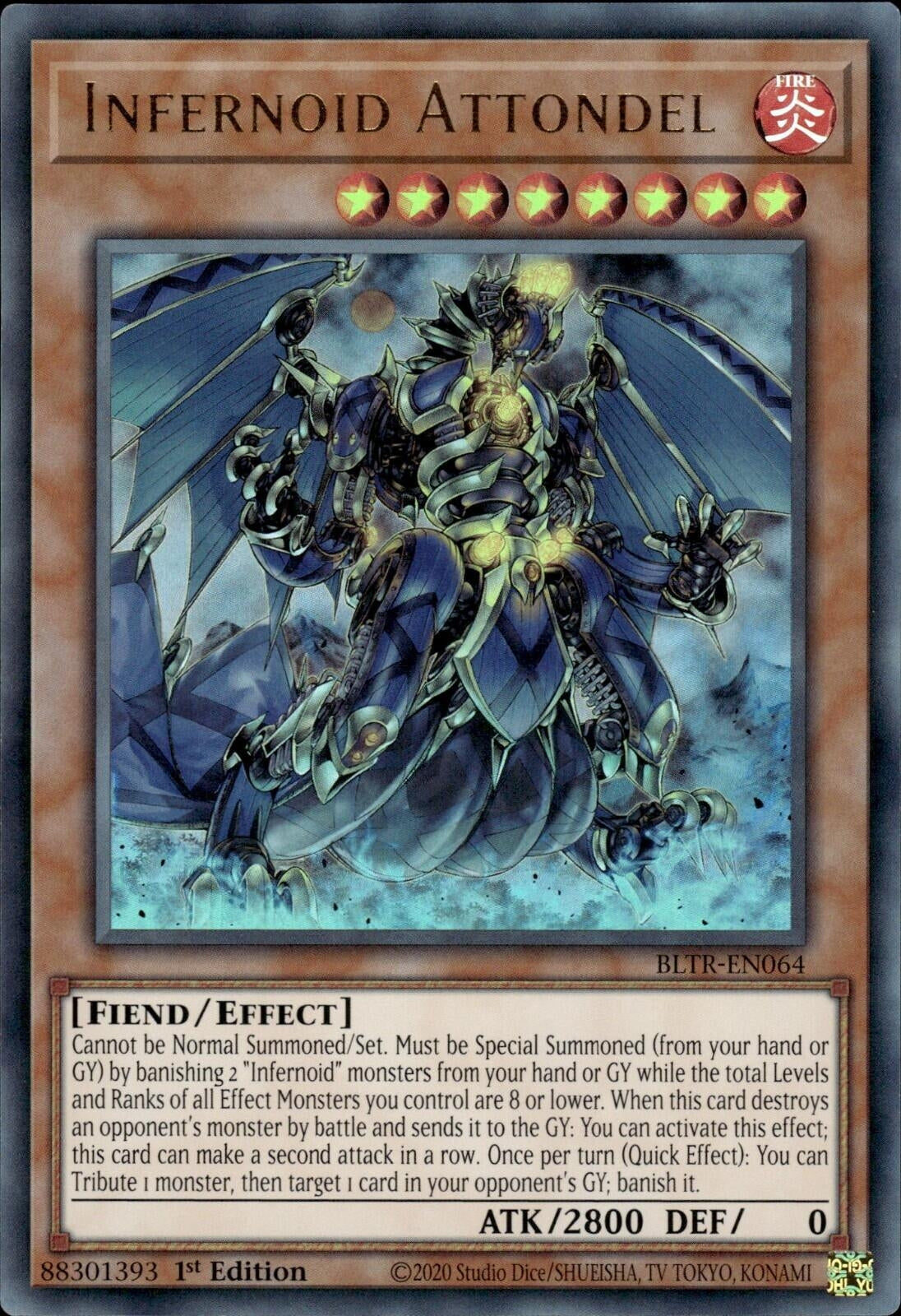 Image for Infernoid Attondel (Battles of Legend: Terminal Revenge) (BLTR-EN064) - YuGiOh