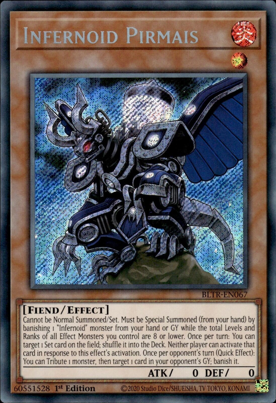 Image for Infernoid Pirmais (Battles of Legend: Terminal Revenge) (BLTR-EN067) - YuGiOh