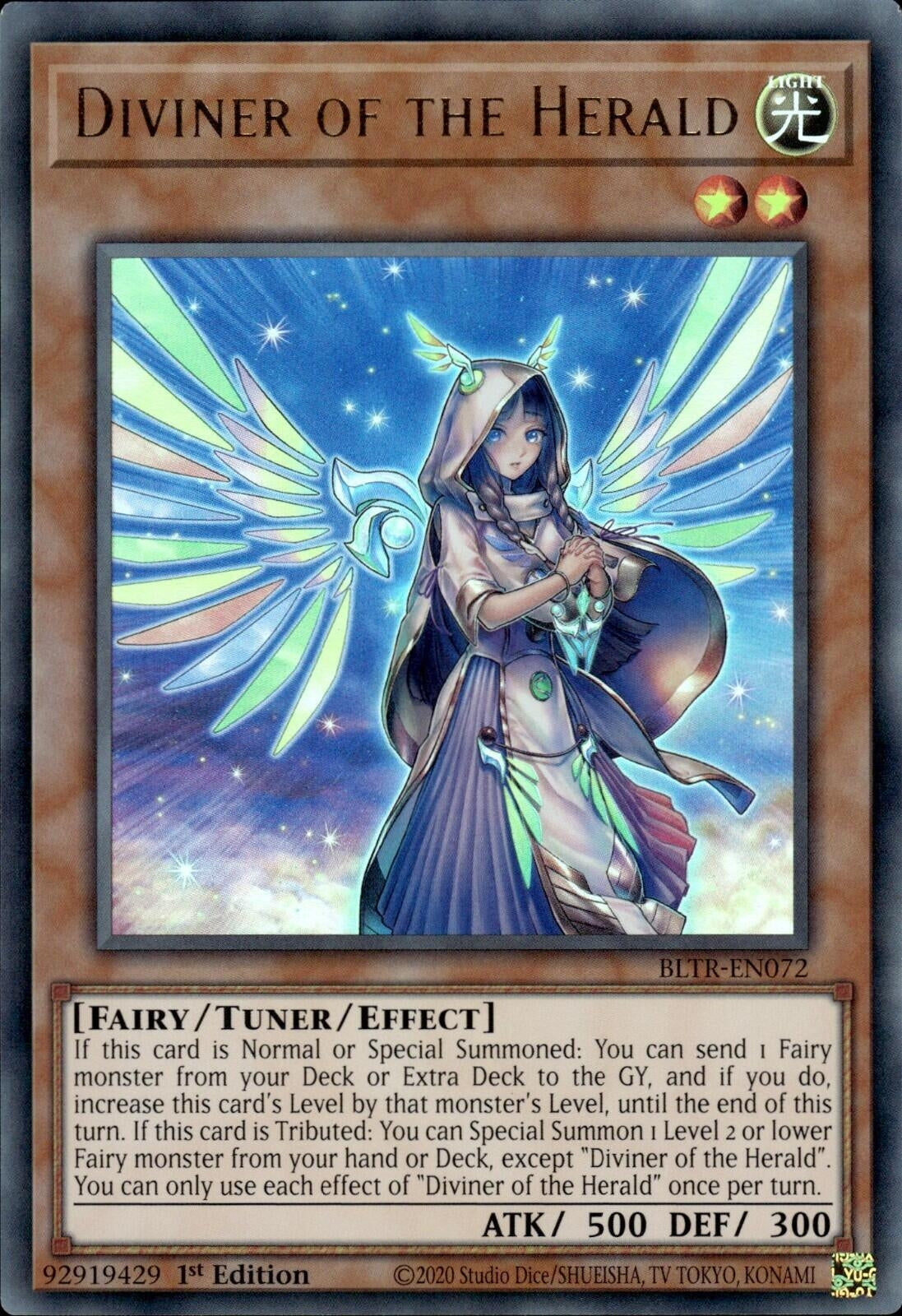 Image for Diviner of the Herald (Battles of Legend: Terminal Revenge) (BLTR-EN072) - YuGiOh