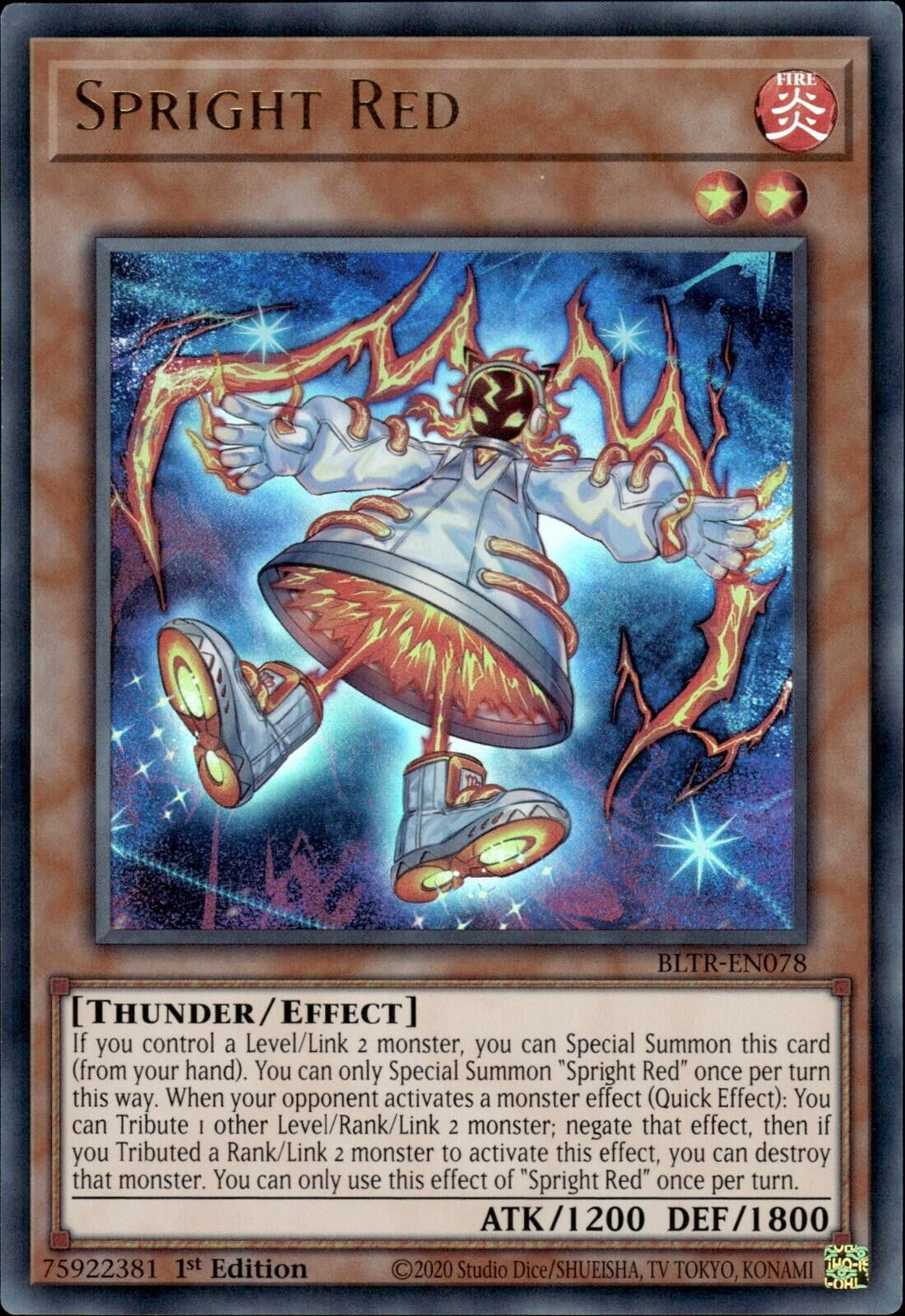 Image for Spright Red (Battles of Legend: Terminal Revenge) (BLTR-EN078) - YuGiOh