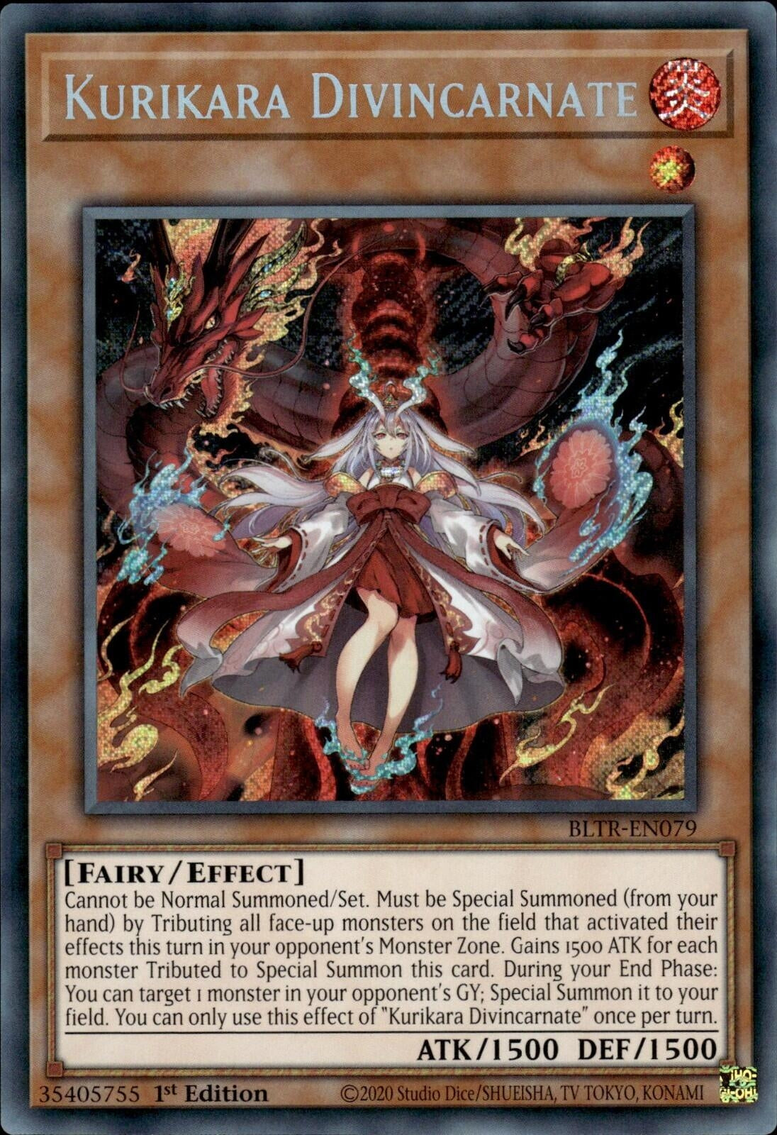 Image for Kurikara Divincarnate (Battles of Legend: Terminal Revenge) (BLTR-EN079) - YuGiOh
