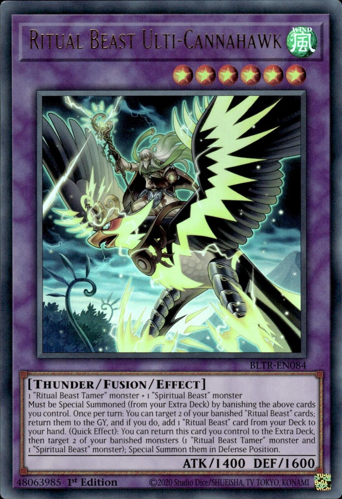 Image for Ritual Beast Ulti-Cannahawk (Battles of Legend: Terminal Revenge) (BLTR-EN084) - YuGiOh