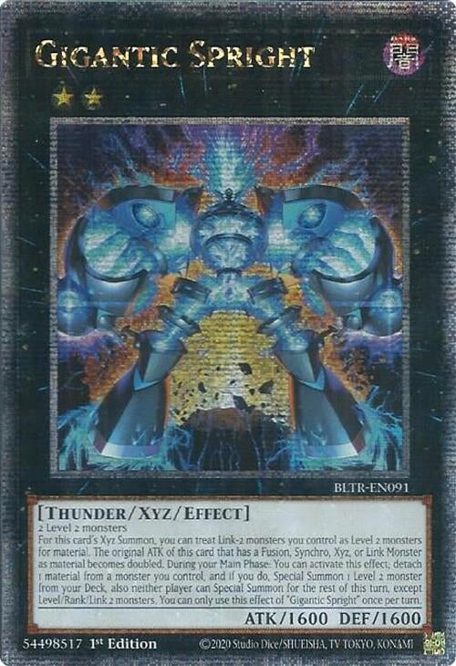 Image for Gigantic Spright (Quarter Century Secret Rare) (Battles of Legend: Terminal Revenge) (BLTR-EN091) - YuGiOh