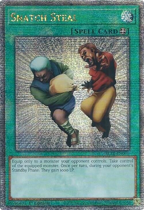 Image for Snatch Steal (Quarter Century Secret Rare) (Battles of Legend: Terminal Revenge) (BLTR-EN096) - YuGiOh