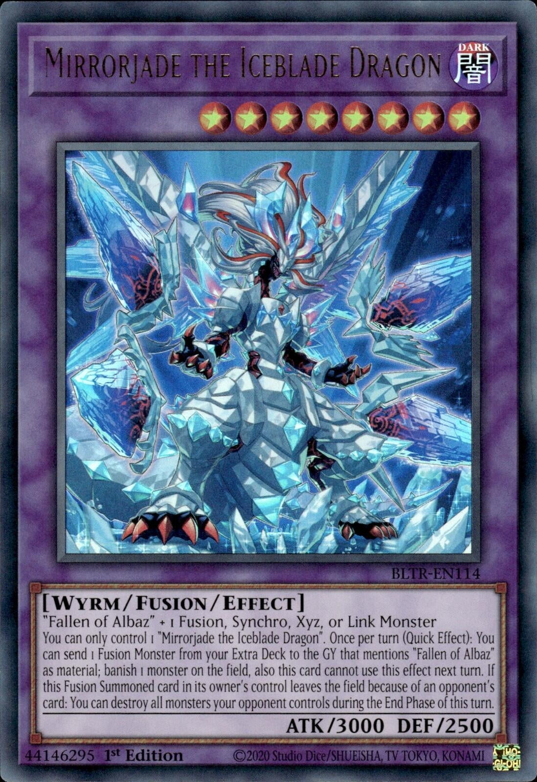 Image for Mirrorjade the Iceblade Dragon (Battles of Legend: Terminal Revenge) (BLTR-EN114) - YuGiOh