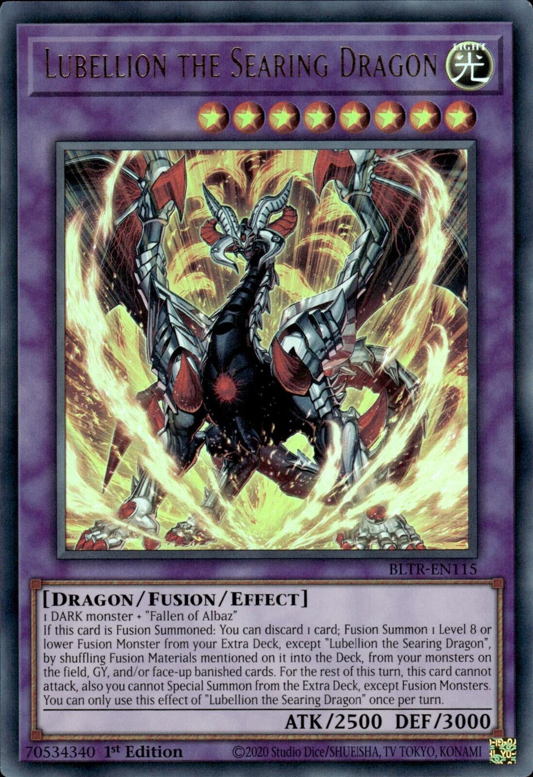 Image for Lubellion the Searing Dragon (Battles of Legend: Terminal Revenge) (BLTR-EN115) - YuGiOh