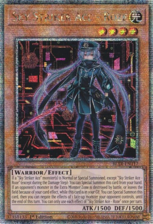 Image for Sky Striker Ace - Roze (Alternate Art) (Quarter Century Secret Rare) (Battles of Legend: Terminal Revenge) (BLTR-EN117) - YuGiOh