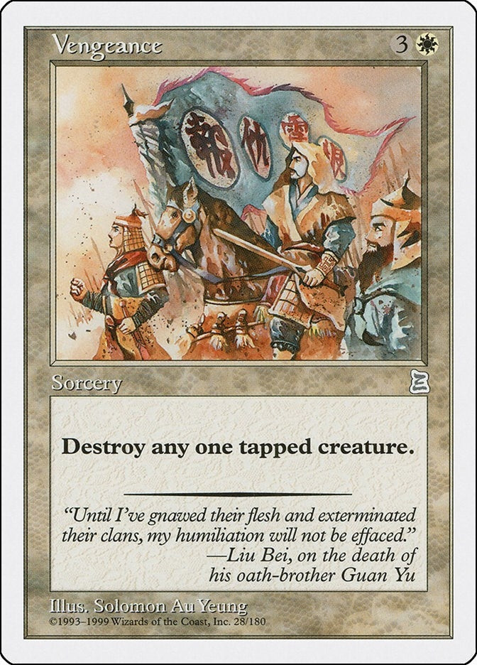 Image for Vengeance (Portal Three Kingdoms) (28) - Magic: The Gathering
