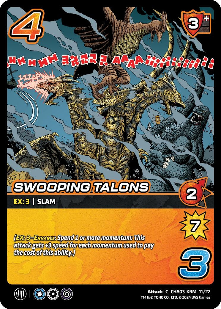 Image for Swooping Talons (Challenger Series: Godzilla) (CHA03-KRM 11/22) - UniVersus