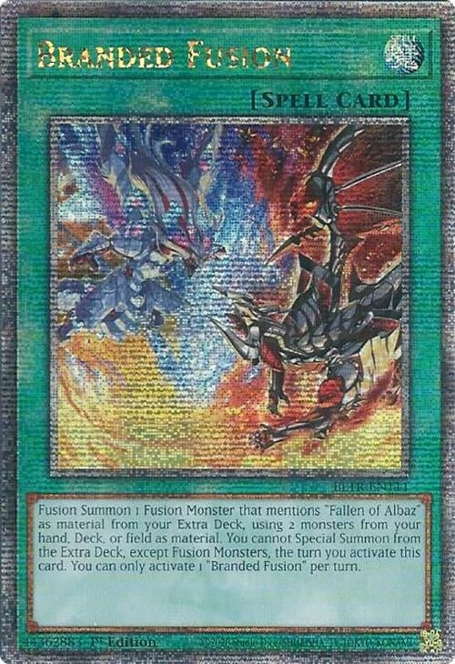 Image for Branded Fusion (Quarter Century Secret Rare) (Battles of Legend: Terminal Revenge) (BLTR-EN111) - YuGiOh