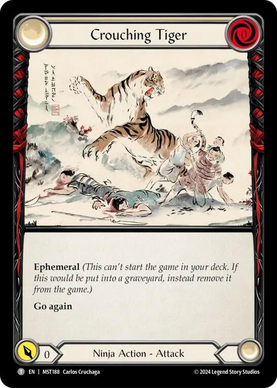 Image for Crouching Tiger (Part the Mistveil) (MST188) - Flesh and Blood TCG